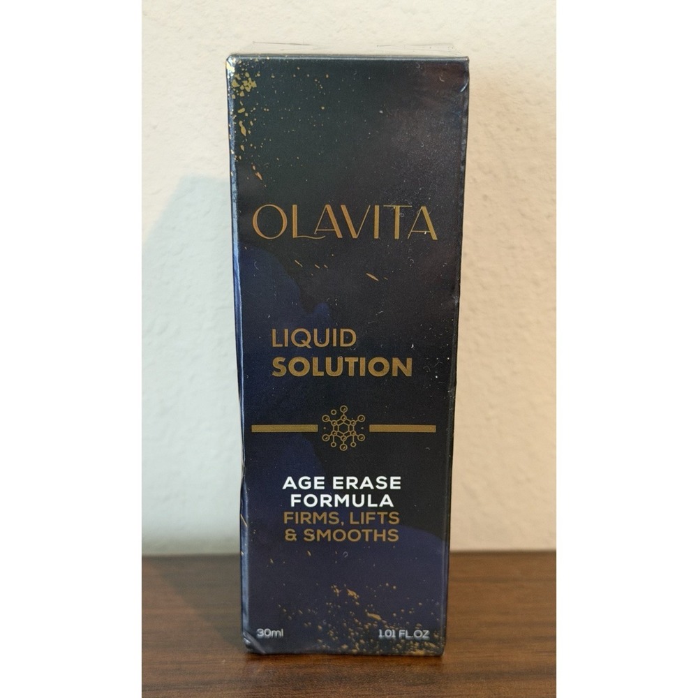 Olavita Liquid Solution Age Erase Formula Anti-Aging Serum 30ml 1.01 fl oz NEW